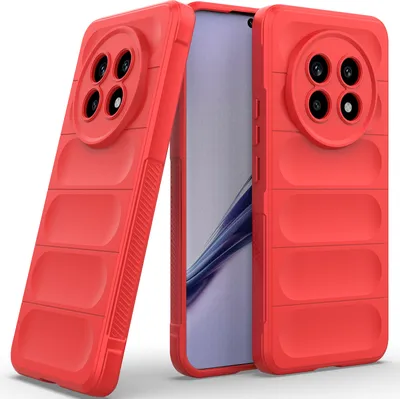 Obrázek produktu pro Pouzdro pro Realme 13 Pro/Realme 13 Pro+ Měkké TPU Silikonové Nárazuvzdorné Ochranné Pouzdro červené