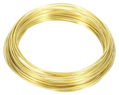 Kupferdraht 1,5 mm / 15 Gauge, 10 m, gold – für Schmuck & Basteln