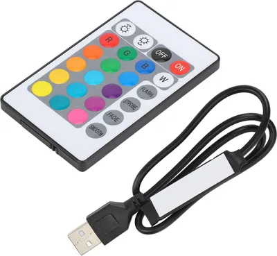 Obrázek produktu pro USB Bluetooth RGB Light Strip Controller s dálkovým ovládáním pro 4 pinové 5V LED páskové světla