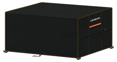 Produktbild von Gartenmöbel Abdeckung Wasserdicht 125x63x74cm 420D Oxford Gewebe Schutzhülle
