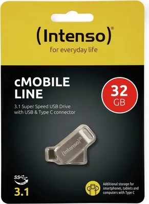 Produktbild von Intenso USB Stick cMobile Line 32 GB USB 3.0 + Type C Anschluss