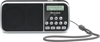 Produktbild von TechniSat VIOLA 3 | portables DAB+ Radio mit LED Taschenlampenfunktion | schwarz