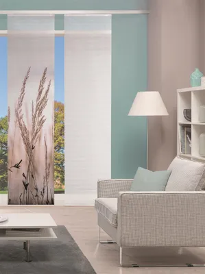 Produktbild von Vision S Schiebevorhang Digitaldruck Bambus-Optik "Relva" 260 x 60 cm Natur