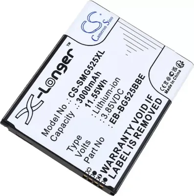 Produktbild von Akku für Samsung XCover 5 (2021) Li-Ion 3,85 Volt 3000 mAh schwarz.