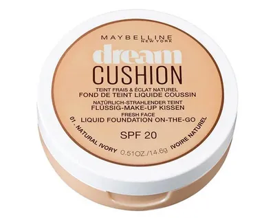 Produktbild von Maybelline MAY DREAM CUSHION FDT NU 1 Natural Ivor, 70 mm, 26 mm, 70 mm, 62 g