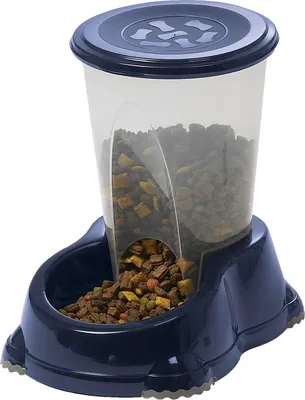 Image de Fontaine d'alimentation chien 1,5 litre bleu foncé - Gebr de boon