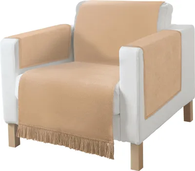 Produktbild von Erwin Müller Sessel- und Sofaschoner-Set Catania" 3-teilig beige 50x200 cm"