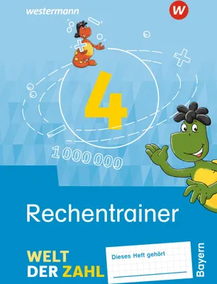 Produktbild von Welt der Zahl 4. Rechentrainer. Für Bayern