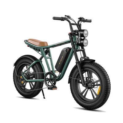 Image de Vélo électrique pour adultes M20, équipé d'une batterie 48V 13Ah et de pneus de 20 pouces. Indice de protection : IPX5. Vitesse maximale : 25 km/h