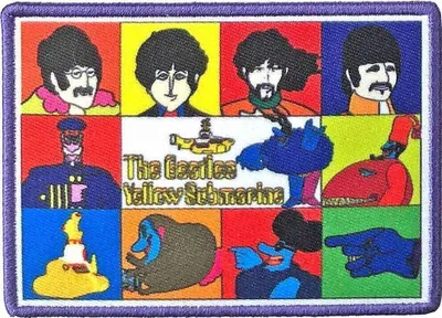 Produktbild von The Beatles Yellow Submarine Characters Aufnäher zum Aufnähen