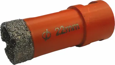 Produktbild von Ø22mm Diamantbohrkrone M14 Winkelschleifer Flex Fliesenbohrer Kernbohrkrone Trockenbohrkrone Fliesenbohrkrone BOHRFUX