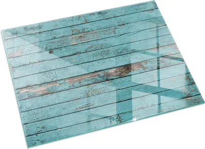 Produktbild von Rustikale Holzbretter – Glasbodenplatte für – Kaminofen – Kaminplatte Glas – Schutzglas – Funkenschutzplatte –Glasbodenplatte Feuerfeste – Hitzeschutzplatte – Bodenschutz aus Glas – 60x40 cm