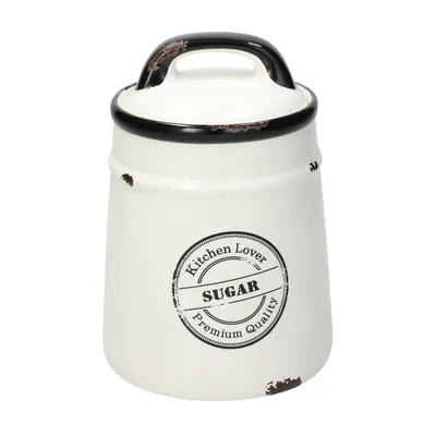 Produktbild von Zuckerdose Urban Chic aus Keramik, Vintage Style, weiß, von Tognana