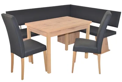 Produktbild von 4tlg. Eckbankgruppe Schenkelmaß 150x182 cm