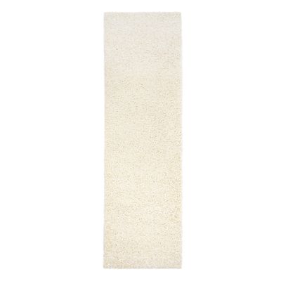 Bežec SOFFI shaggy 5cm krémový - do kuchyne, predsiene, chodby, chodby béžový 60x250 cm