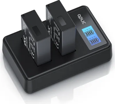 Obrázek produktu pro Aplic nabíječka baterií včetně 2 baterií - nabíječka baterií do fotoaparátu kompatibilní s Canon LP-E17-1100mAh - nabíjecí proud 600 mAh - 7,2 V - nabíječka baterií pro EOS RP M3 M5 M6 EOS 750D 800D Rebel T6i T7i SL2