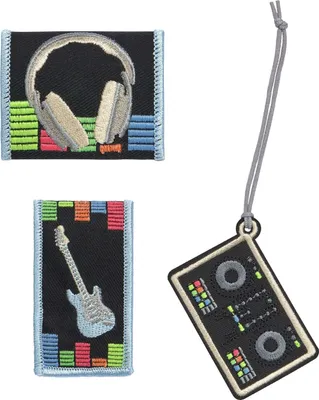Produktbild von Lässig Bold Match Music School Patches Set 3tlg.