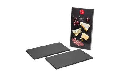 Produktbild von Woll Cut & Serve Schneidebrett Frühstücksset 2-tlg.: 27 x 15 x 0.7 cm