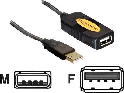 Imagen del producto de Cable de extensión USB 2.0 de Delock - Cable extensor USB - USB (macho)