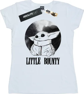 Produktbild von Star Wars - "The Mandalorian Little Bounty" T-Shirt für Damen BI43073 (XXL) (Weiß)
