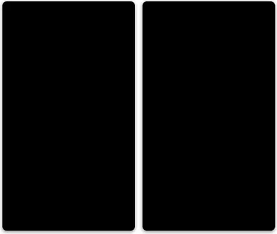 Immagine prodotto di Piastra di copertura del piano cottura Piastra di copertura del piano cottura in ceramica 2 pezzi 60x52 Nero Protezione