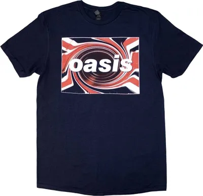 Produktbild von Oasis Union Jack T-Shirt mit kurzen Ärmeln Navy Blue XL