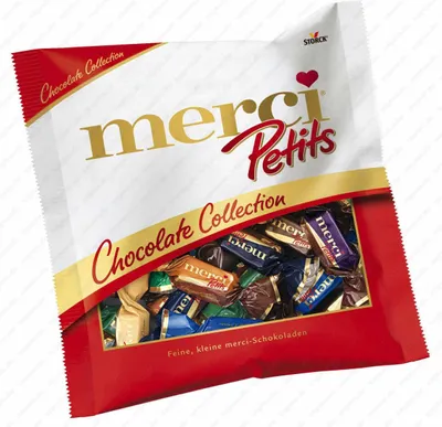 Produktbild von Merci Petits Chocolate Collection Feine kleine merci Schokoladen 125g