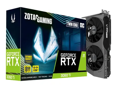 Produktbild von Zotac GAMING GeForce RTX 3060 Ti Twin Edge OC LHR NVIDIA 8 GB GDDR6
