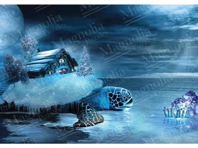 Produktbild von Magnolia Puzzle Legespiel House & Turtle - 1000 Teile mehrfarbig