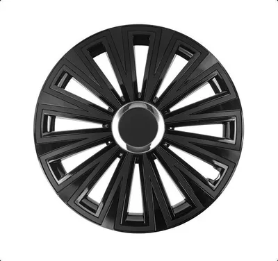 Produktbild von 14" Zoll Radkappen Schwarz Radzierblenden Radblenden SUNSET CZ 14 LEOPLAST