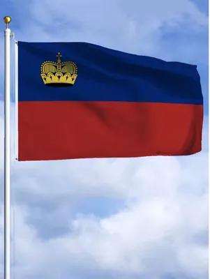 Image de Drapeau du Liechtenstein - Drapeau liechtensteinois - Maison du Liechtenstein - Drapeaux - Drapeaux nationaux - 150/90 cm