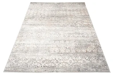 Produktbild von Tapiso Teppich VALLEY Modern Kurzflor Grau Creme Wohnzimmer 300 x 400 cm