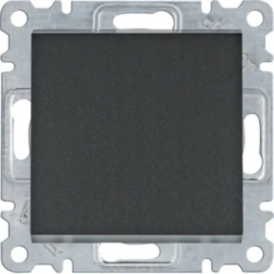 Produktbild von HAGER lumina Zweipoliger Schalter schwarz WL0063