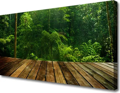Produktbild von Tulup Leinwand-Bilder 100x50 Wandbild Canvas Kunstdruck Wald Natur