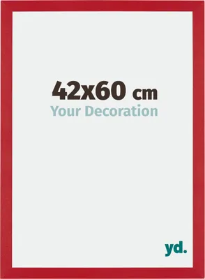 Produktbild von Bilderrahmen, 42x60 cm, Rot, MDF, Mura
