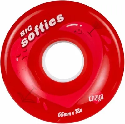 Immagine prodotto di Chaya Big Softie Wheel 4 unità Clear 65 x 37 mm Clear 65 x 37 mm