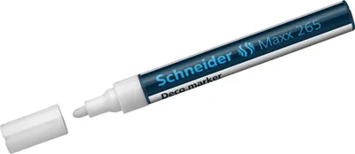 Produktbild von Deko-Marker 265 weiß Packung mit 10 Stück