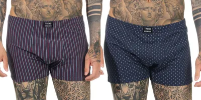 Produktbild von Herren Retro Pant 2er Pack in elegantem Dessin - 65712_44413210106
