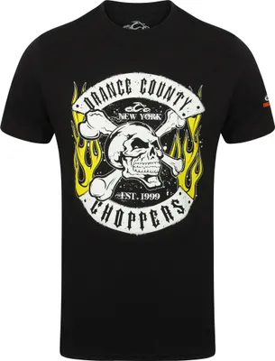 Obrázek produktu pro OCC Orange County Choppers T-Shirt Skull Rocker Black-S