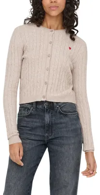 Produktbild von Only Cardigan Damen Beige - 15360594 - Größe XL