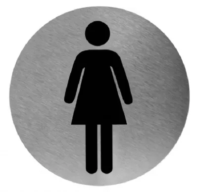 Produktbild von Piktogramm Frau Edelstahl