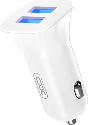 Image de Chargeur de voiture XO CC31 - 2 ports USB Blanc KP31791