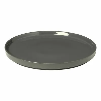 Produktbild von Blomus Pilar Dessertteller, Teller, Essteller, Geschirr, Keramik, Pewter, 20 cm, 63962