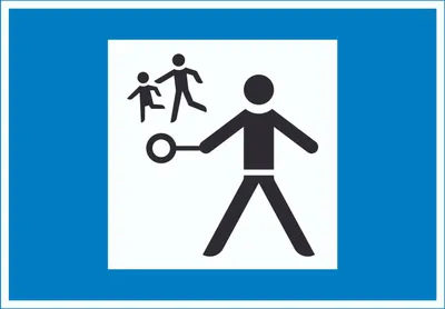 Produktbild von Verkehrshelfer Symbol Schild A4 Rückseite selbstklebend