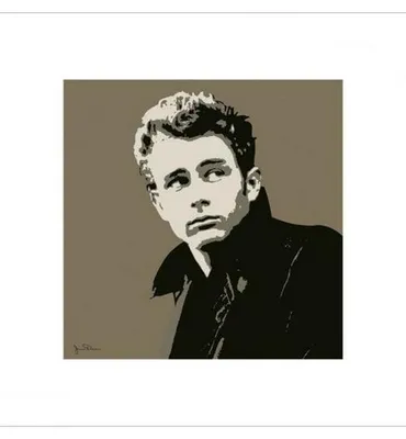 Productafbeelding van James Dean - Jas - Kunstafdruk - 40x40 cm - Poster
