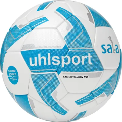 Produktbild von Uhlsport Sala Revolution Fussball - Weiß / Cyan / Silber