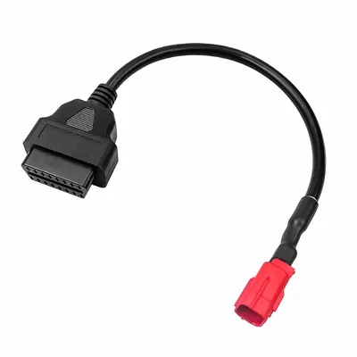 Produktbild von P17C OBD auf OBD2 Adapterkabel 6-Pin auf 16-Pin – Motorrad Diagnose Adapter zum Fehler Auslesen für Honda Suzuki Yamaha Ducati Vespa KTM