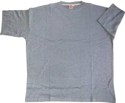 Produktbild von Übergrößen Basic T-Shirt HONEYMOON Graumelange 7XL