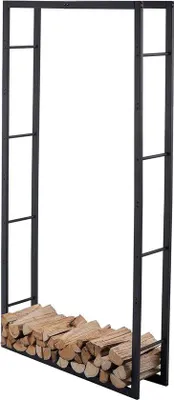Produktbild von Famanu Feuerholzregal Metall - 100x25x196cm