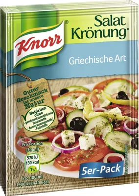 Produktbild von Knorr - Salatkrönung - Griechische Art - 5er